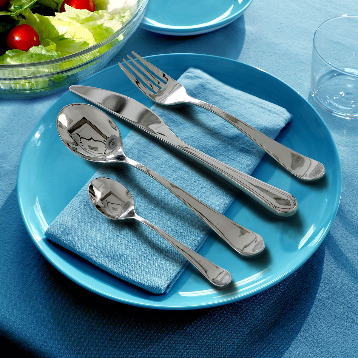 Buy now from NonynanaEssential  Windermere Stainless Steel Cutlery Set, 32 Piece Costco