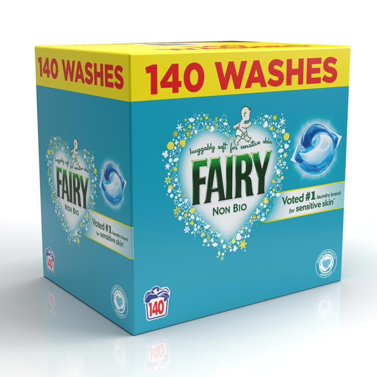 Buy now from NonynanaEssential  Fairy Non Bio Pods, 140 Wash Fairy