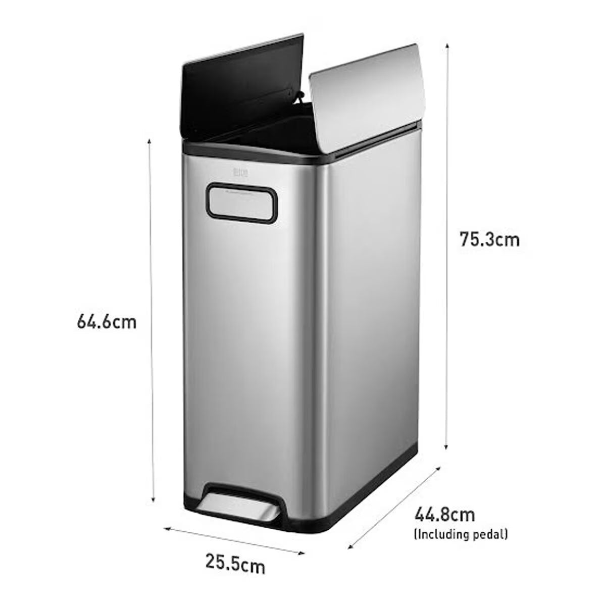 EKO Ecofly 30L Stainless Steel Bin - Nonynana