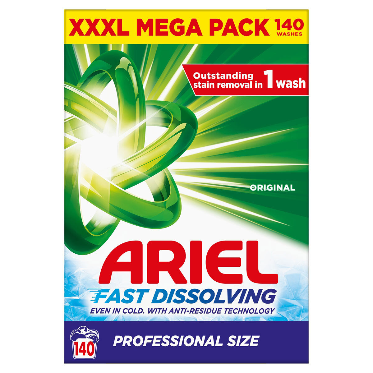 Buy now from NonynanaEssential  Ariel Washing Powder, 140 Wash Ariel