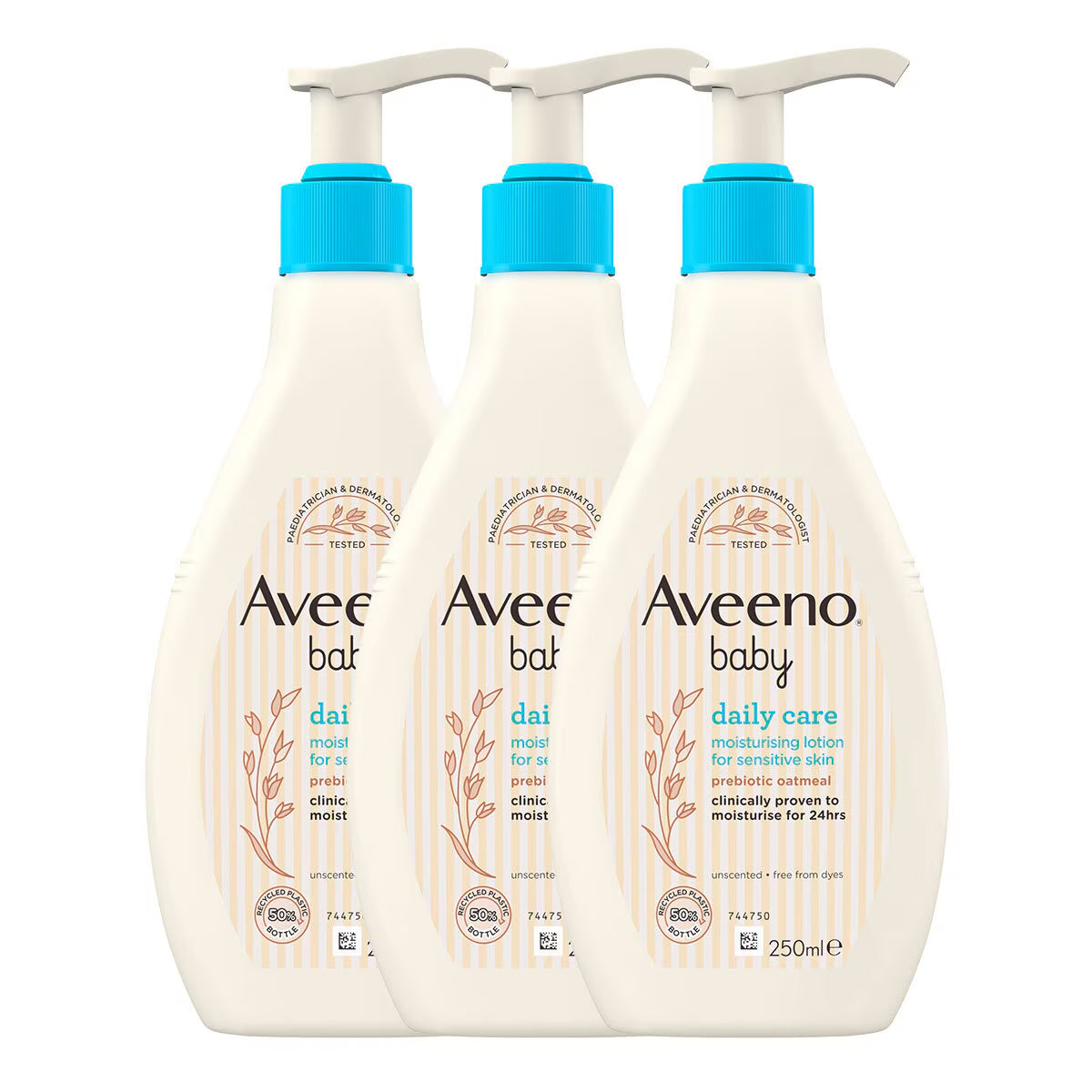 Buy now from NonynanaEssential  Aveeno Baby Daily Lotion, 3 X 250Ml Aveeno