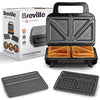 Buy now from NonynanaEssential  Breville 3 in 1 Sandwich, Waffle and Panini Maker, VST098 Breville