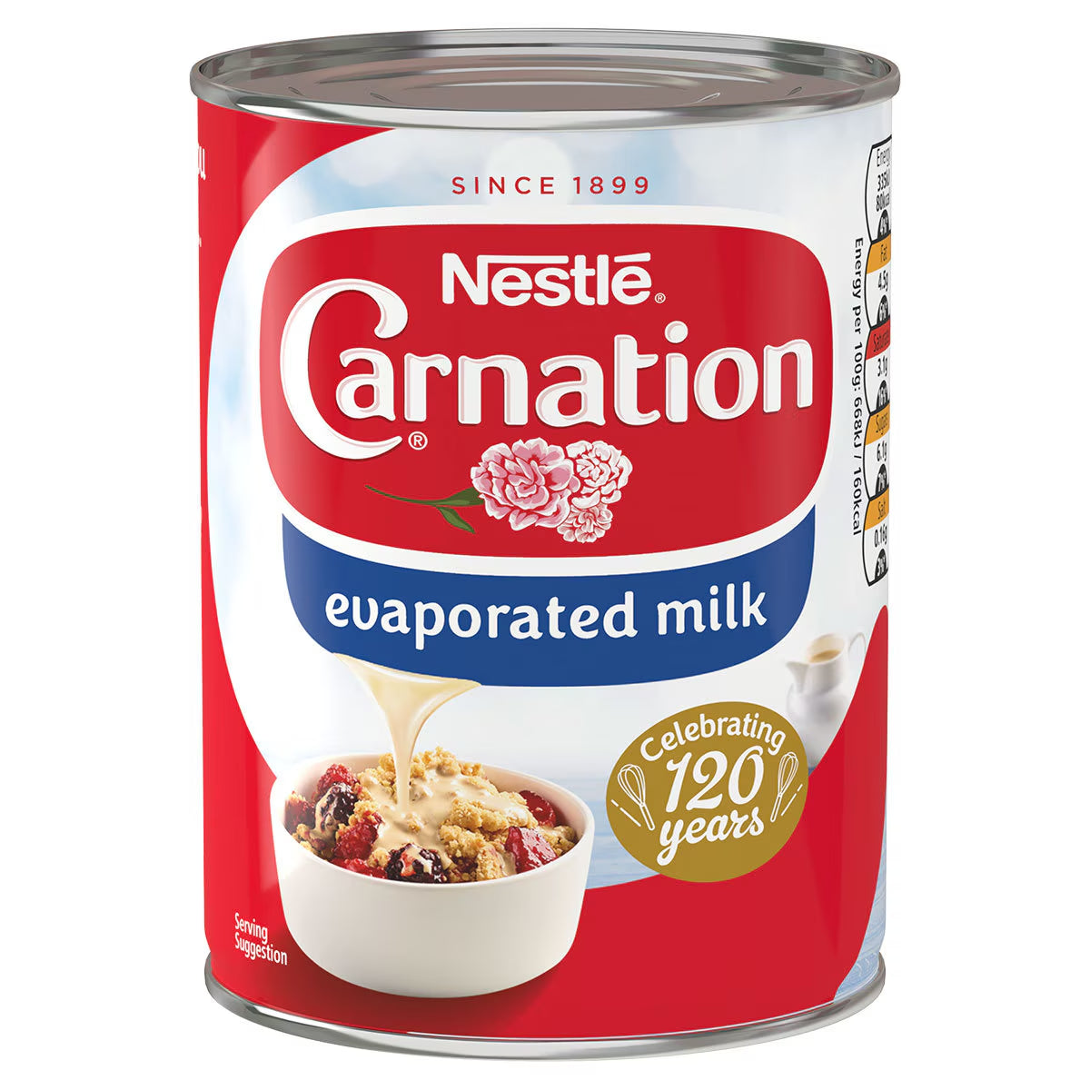 Carnation Evaporated Milk, 12 X 410G - Nonynana