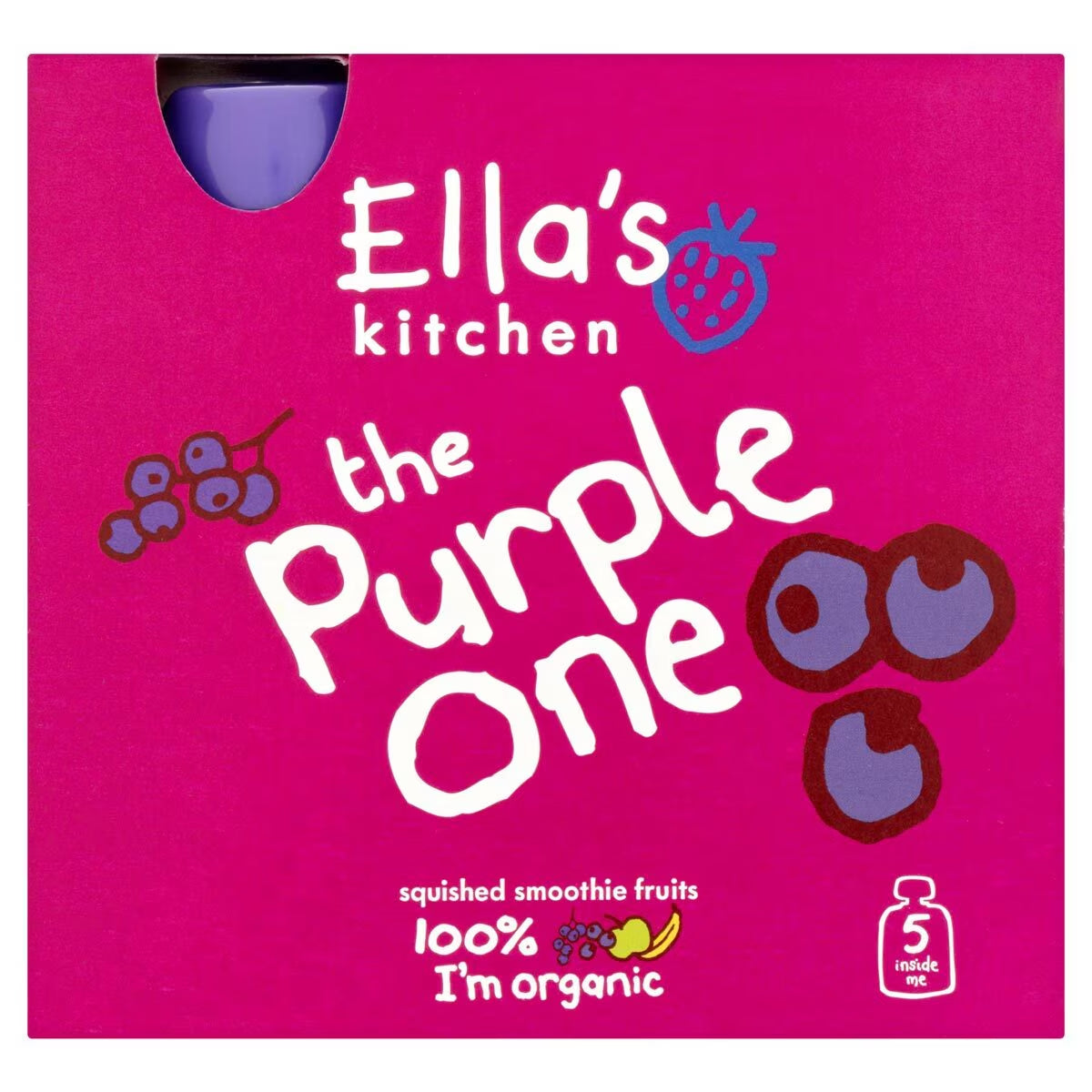 Ella'S Kitchen Organic Fruit Smoothie Pouches, 25 X 90G - Nonynana