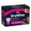 Huggies Drynites Pyjama Pants for Girls Years 4-7, 30 Pack