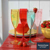 Buy now from NonynanaEssential  Navigate Strawberries & Cream Acrylic Flutes, 8 Pack Costco