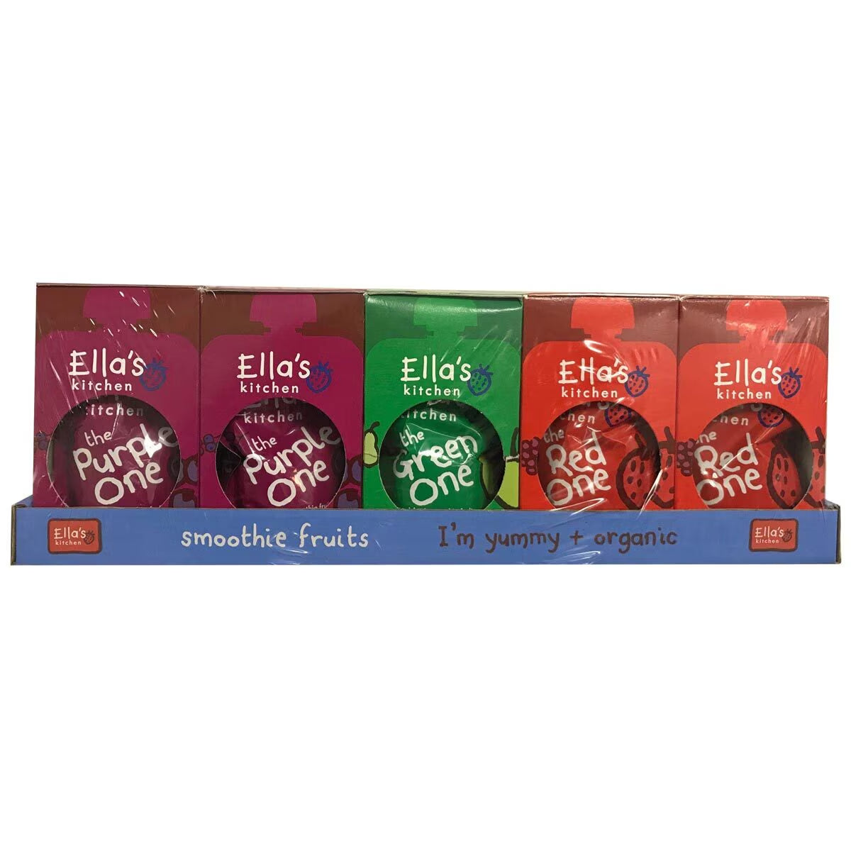 Buy now from NonynanaEssential  Ella'S Kitchen Organic Fruit Smoothie Pouches, 25 X 90G Ella's Kitchen