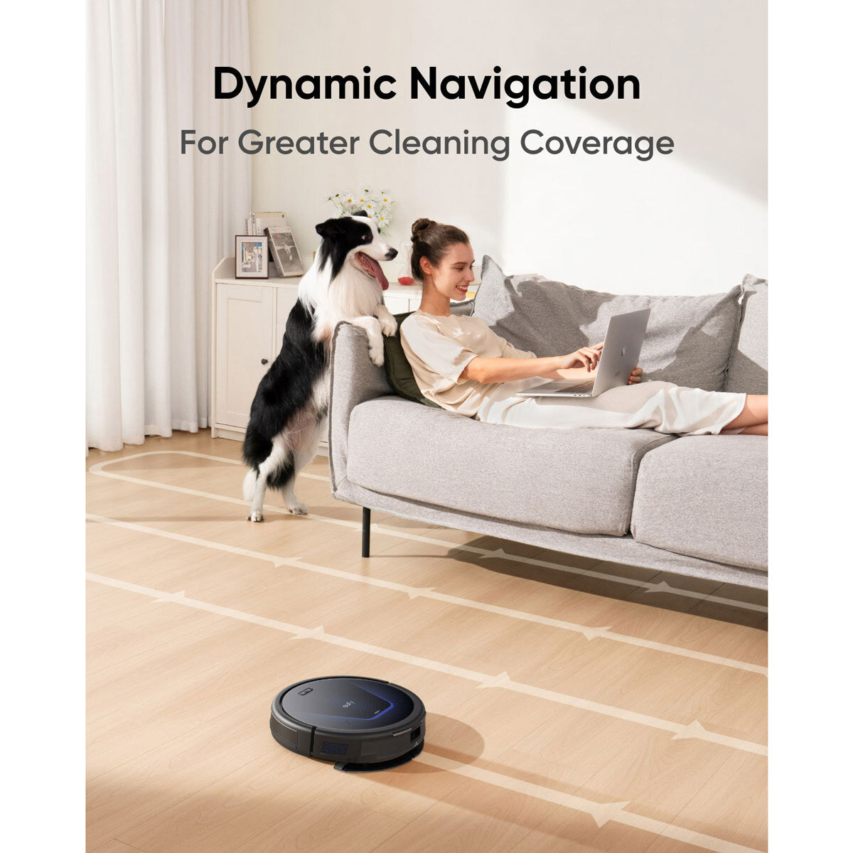 Eufy G50 Hybrid Robot Vacuum with Auto-Detangle Brush, Mop, Strong Suction & Bonus Accessory Kit