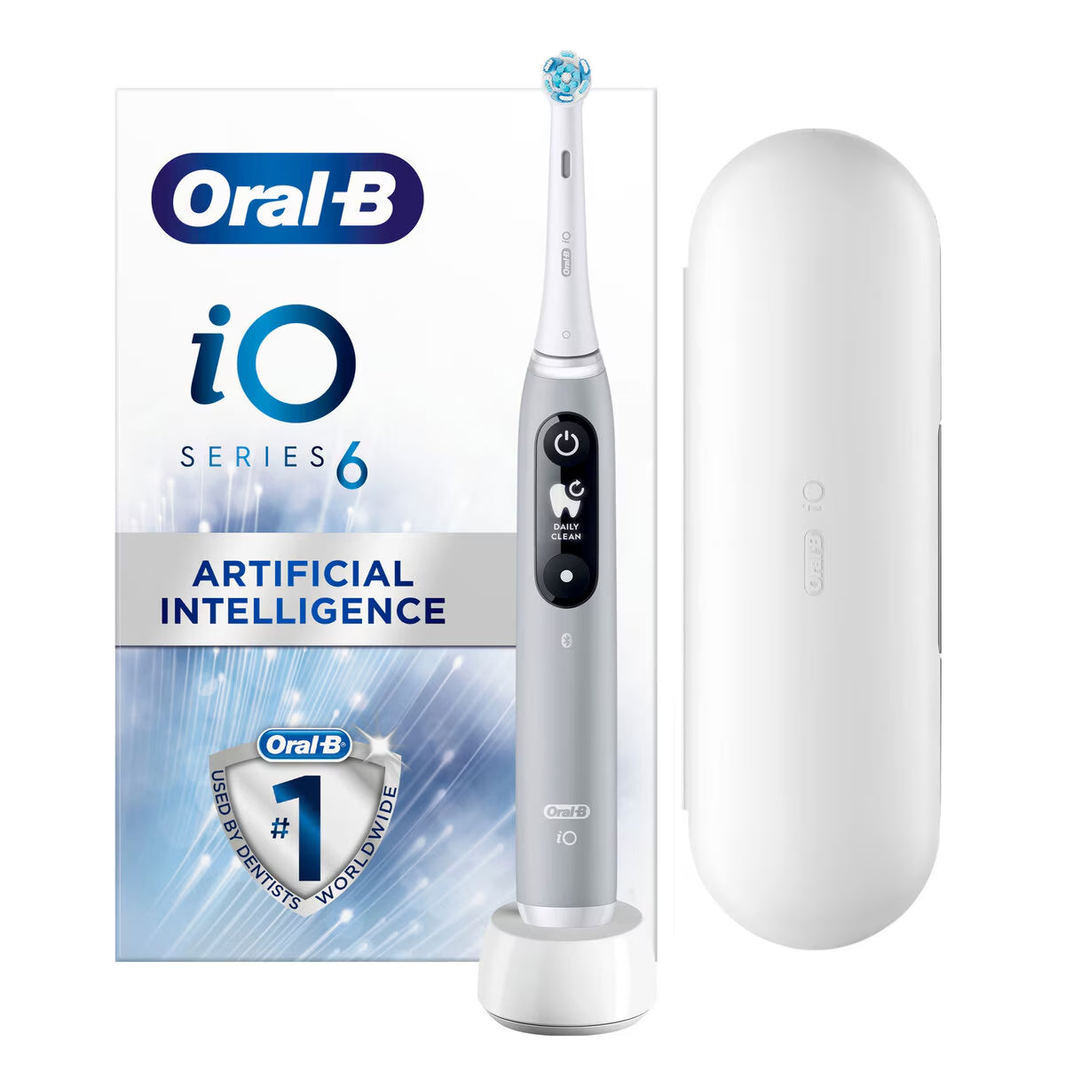 Oral-B Io Series 6 Ultimate Clean Electric Toothbrush, Grey - Nonynana