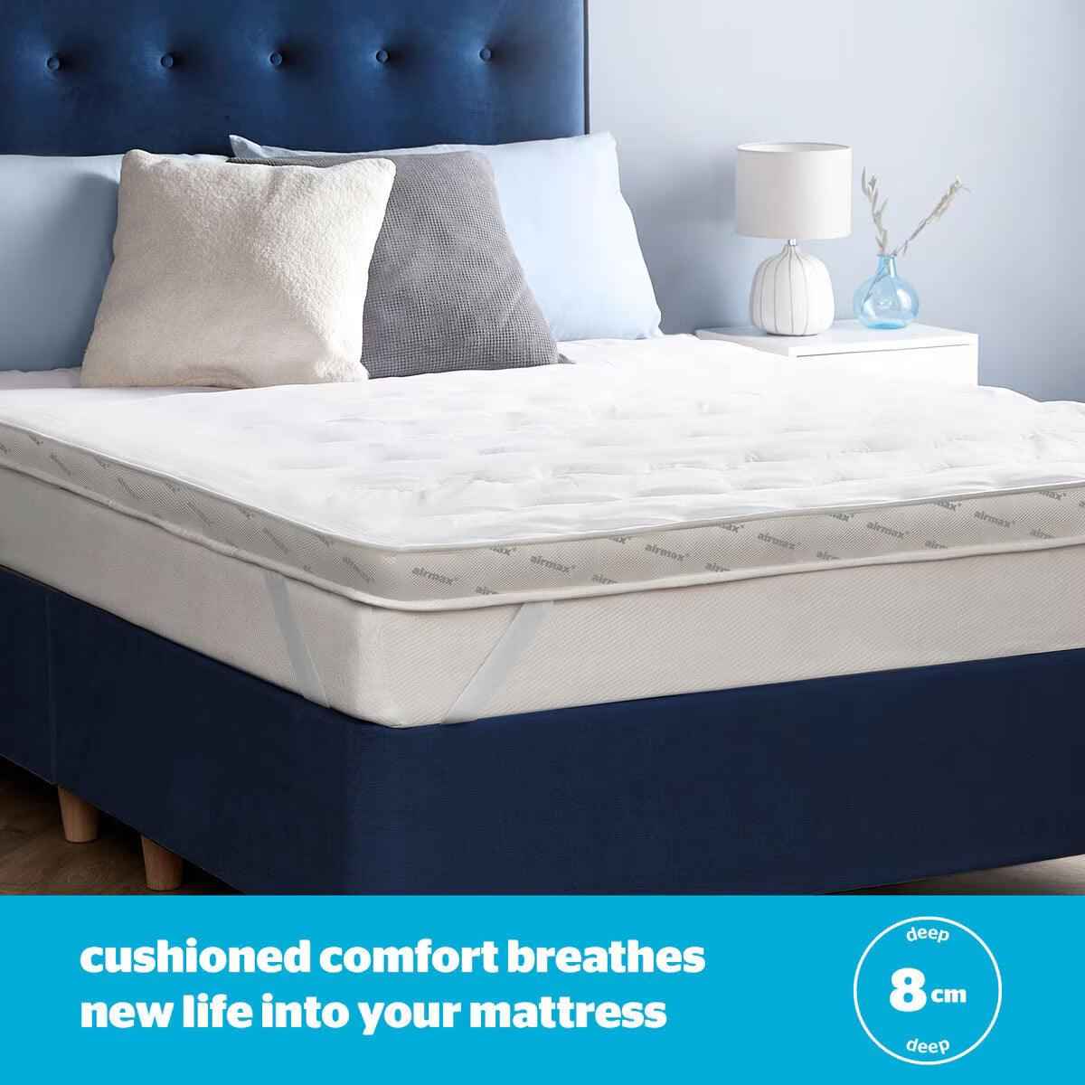 Buy now from NonynanaEssential  Silentnight Airmax 800 Mattress Topper in 4 Sizes Silentnight