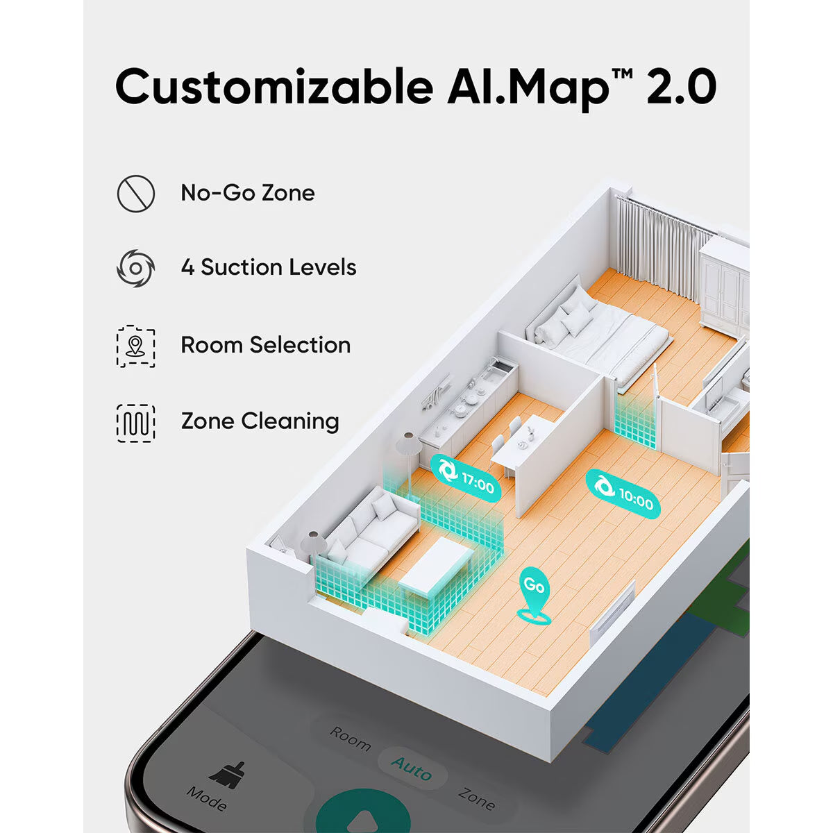 Eufy L60 Hybrid Robot Vacuum with Self-Empty Station, Hair Detangling Technology, and Mop