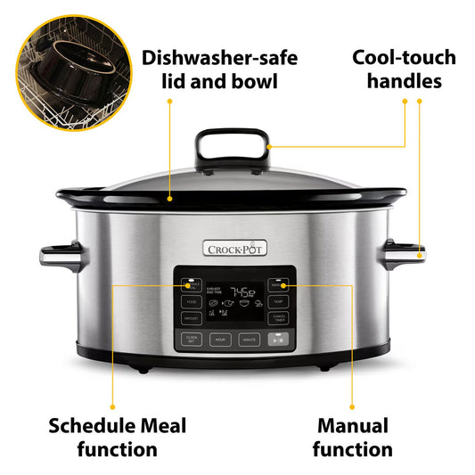 Crockpot Timeselect 5.6L Digital Slow Cooker CSC066 - Nonynana