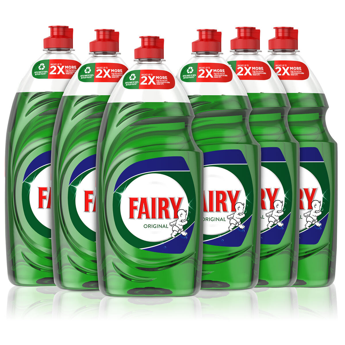 Buy now from NonynanaEssential  Fairy Original Washing up Liquid, 6 X 900Ml Fairy