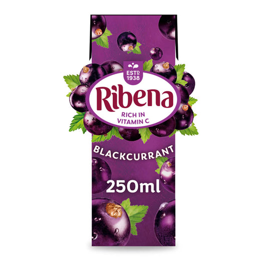 Ribena Ready to Drink Blackcurrant, 24 X 250Ml - Nonynana