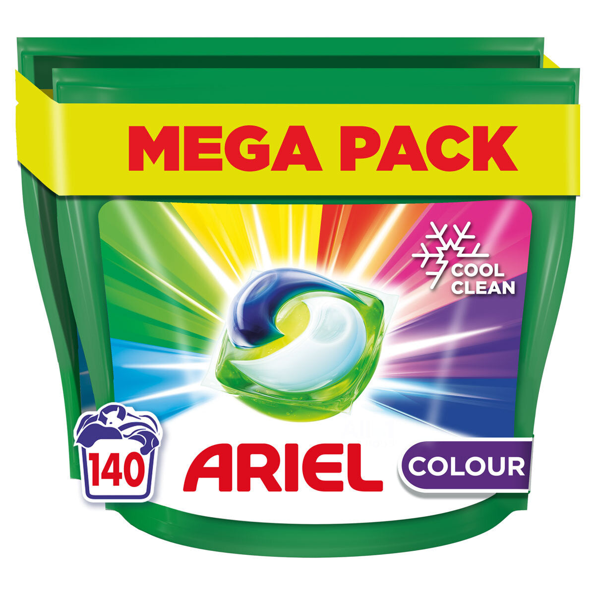 Buy now from NonynanaEssential  Ariel All in One Colour Pods, 140 Wash Ariel