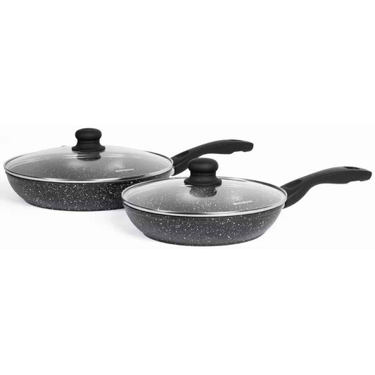 Westinghouse Non-Stick Frying Pan Set with Lids, 4 Piece - Nonynana