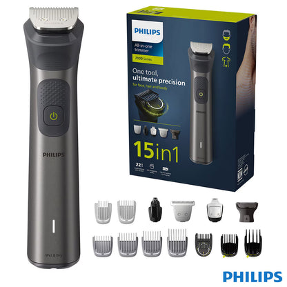 Philips Series 7000, 15-In-1 Multi Grooming Trimmer for Beard, Head and Body MG7940/15 - Nonynana