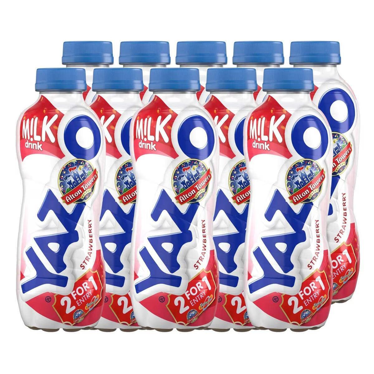 Buy now from NonynanaEssential  Yazoo Strawberry Milkshake, 10 X 400Ml Yazoo