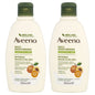 Aveeno Daily Moisturising Body Wash Apricot & Honey, 2 X 300Ml - Nonynana