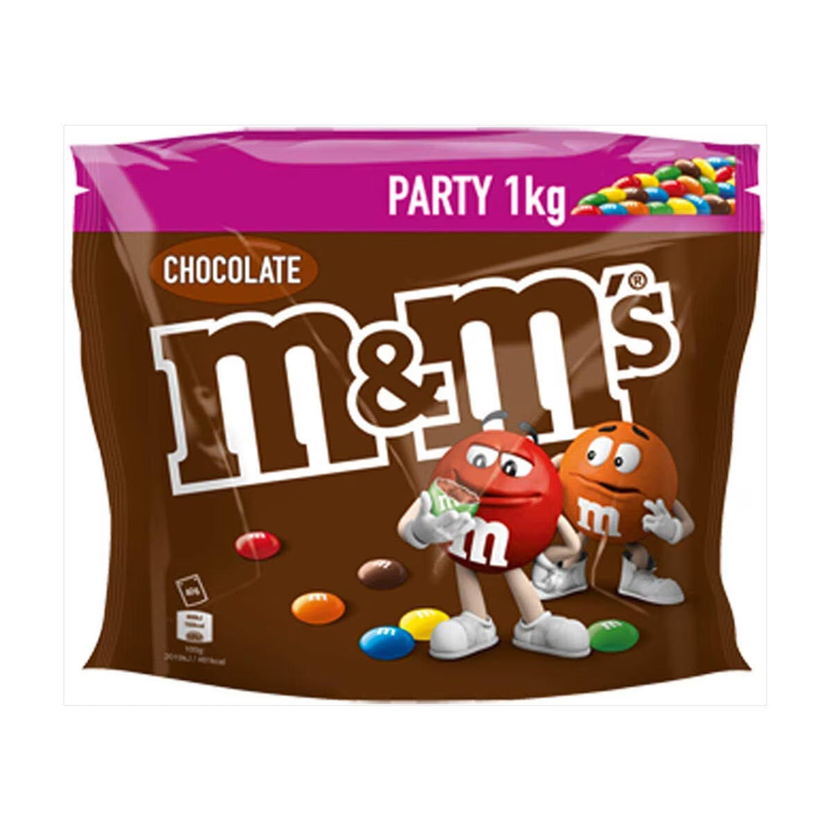 M&M Chocolate Pouch, 1Kg - Nonynana