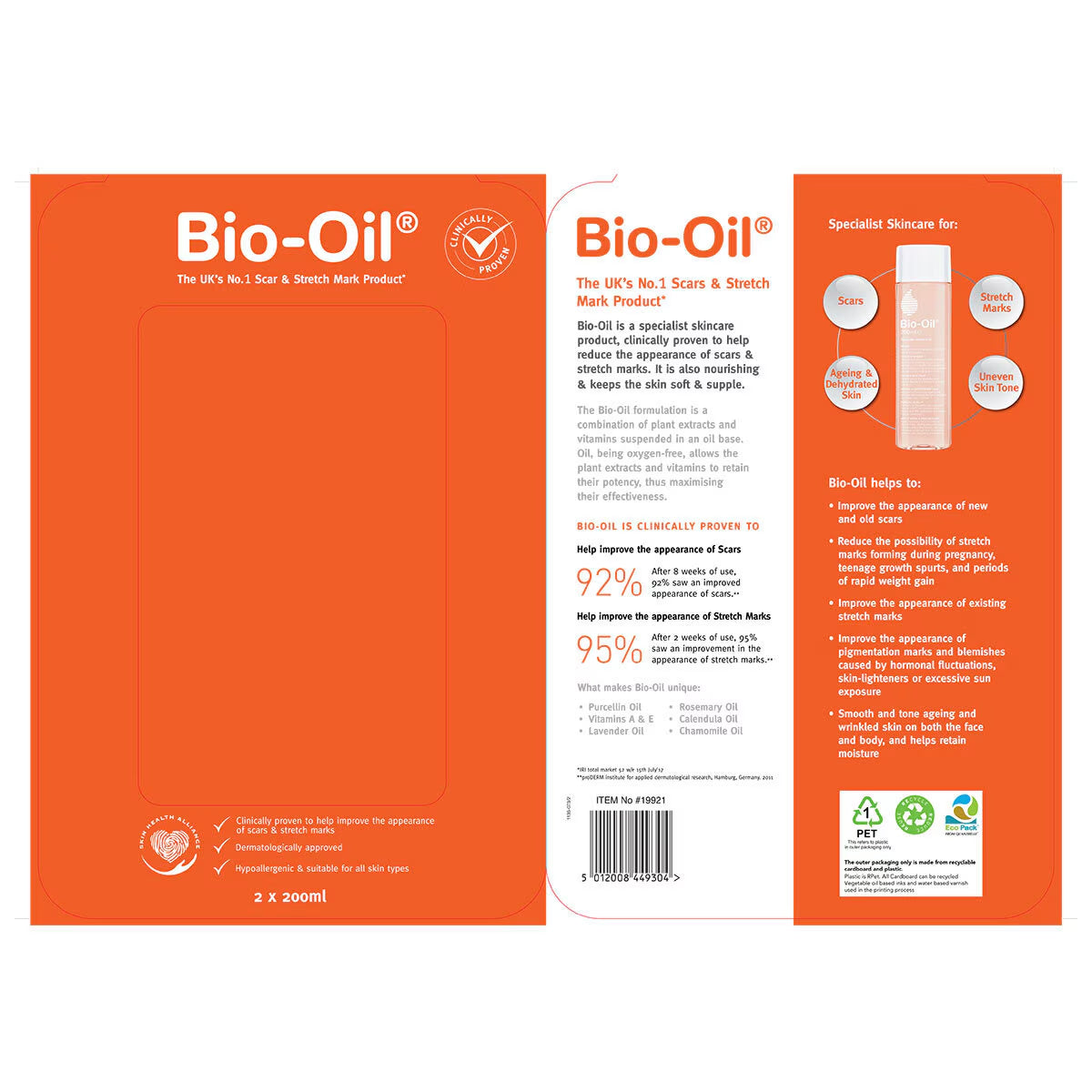 Bio-Oil Skincare, 2 X 200Ml - Nonynana