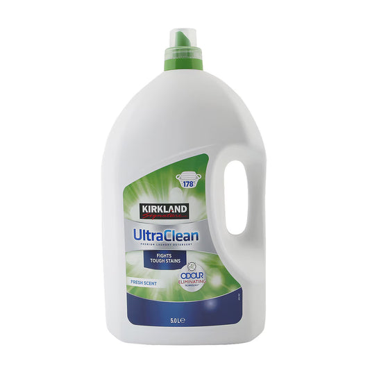 Kirkland Signature Ultra Clean Bio Laundry Liquid, 5L (178 Wash) - Nonynana