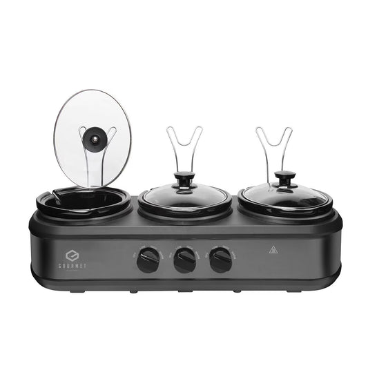 Sensiohome Gourmet Triple Slow Cooker 7.1L - Nonynana