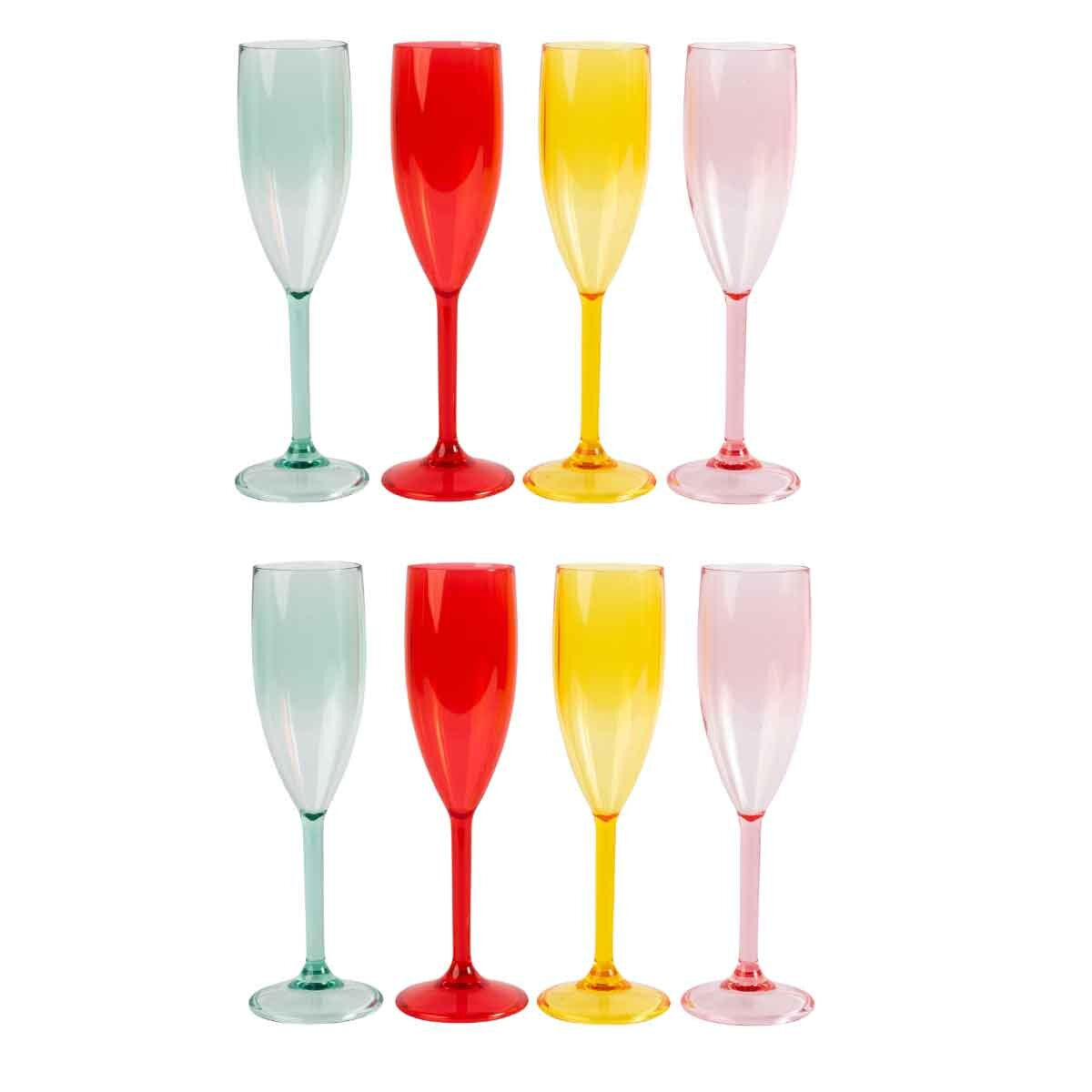 Buy now from NonynanaEssential  Navigate Strawberries & Cream Acrylic Flutes, 8 Pack Costco