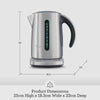 Buy now from NonynanaEssential  The Sage Smart Kettle™ Luxe, SKE825BSS3GUK1 Sage