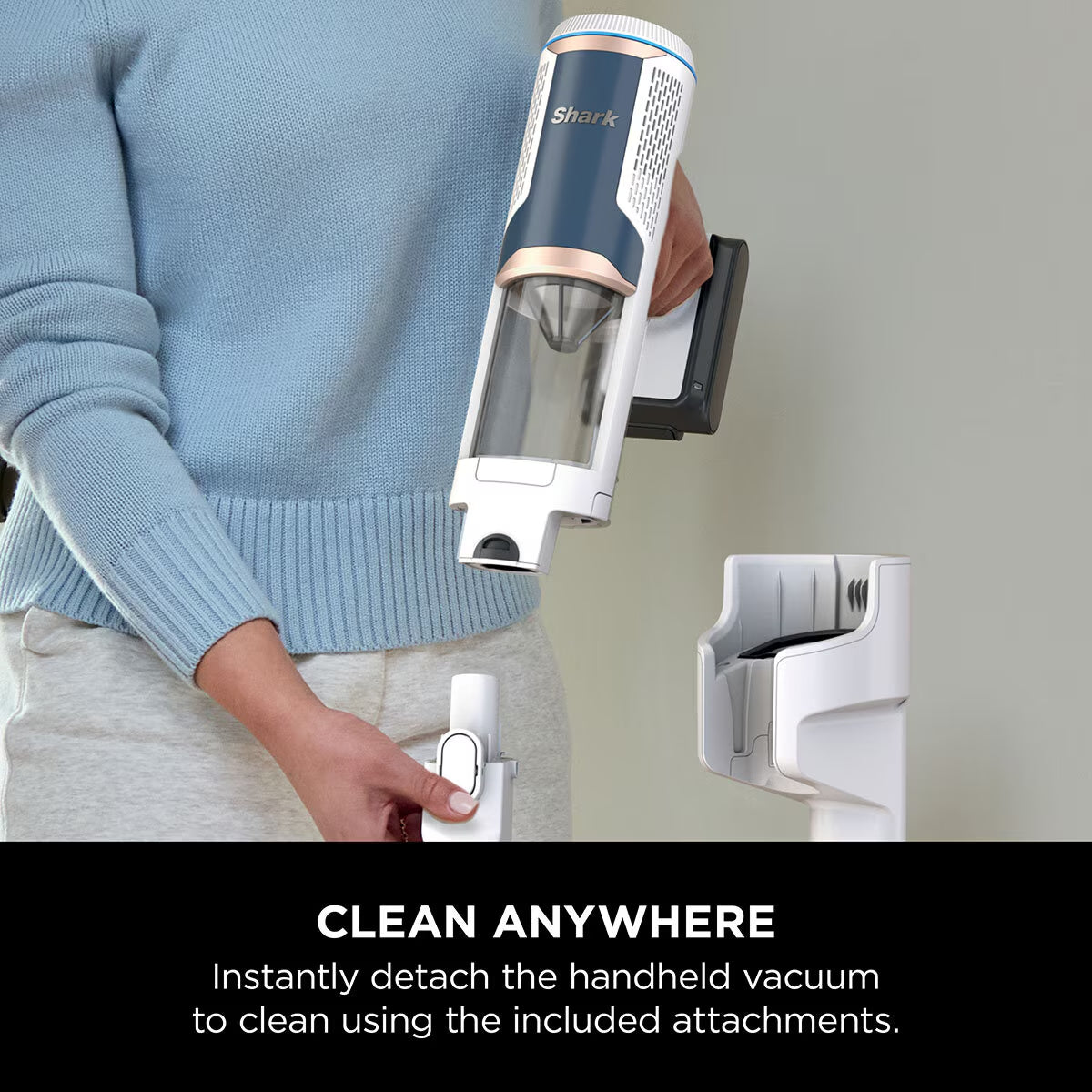 Shark Clean & Empty Cordless Vacuum Cleaner with Auto-Empty System, BU3521UK