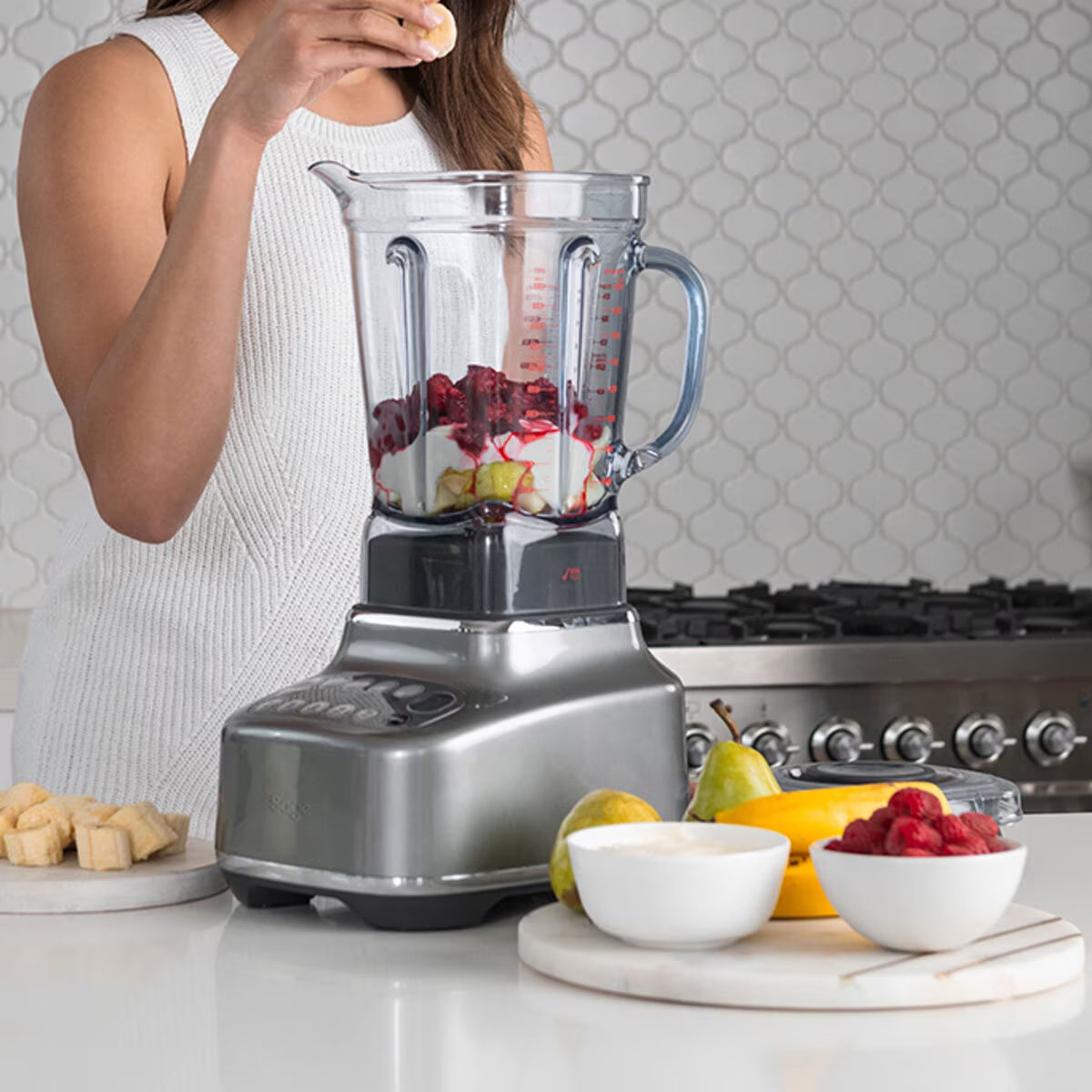 Buy now from NonynanaEssential  Sage the Q Blender SBL820SHY2GUK1 Sage