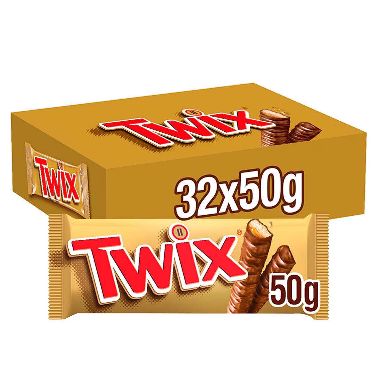 Buy now from NonynanaEssential  Twix Chocolate Bars, 32 X 50G Twix