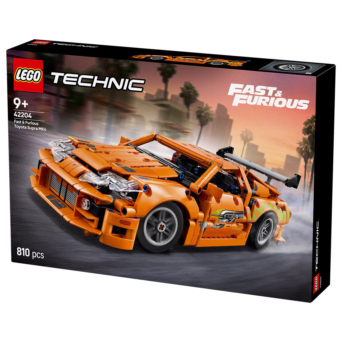 LEGO Technic Fast and Furious Toyota Supra MK4 - Model 42204 (9+ Years)