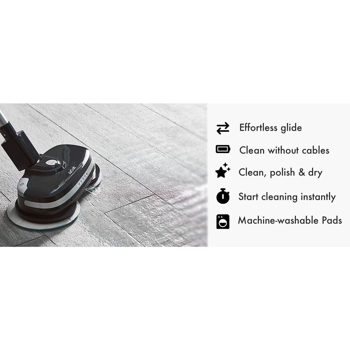 Aircraft Powerglide Cordless Hard Floor Cleaner & Polisher