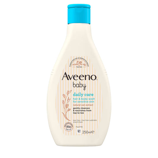 Aveeno Baby Hair & Body Wash, 3 X 400Ml - Nonynana