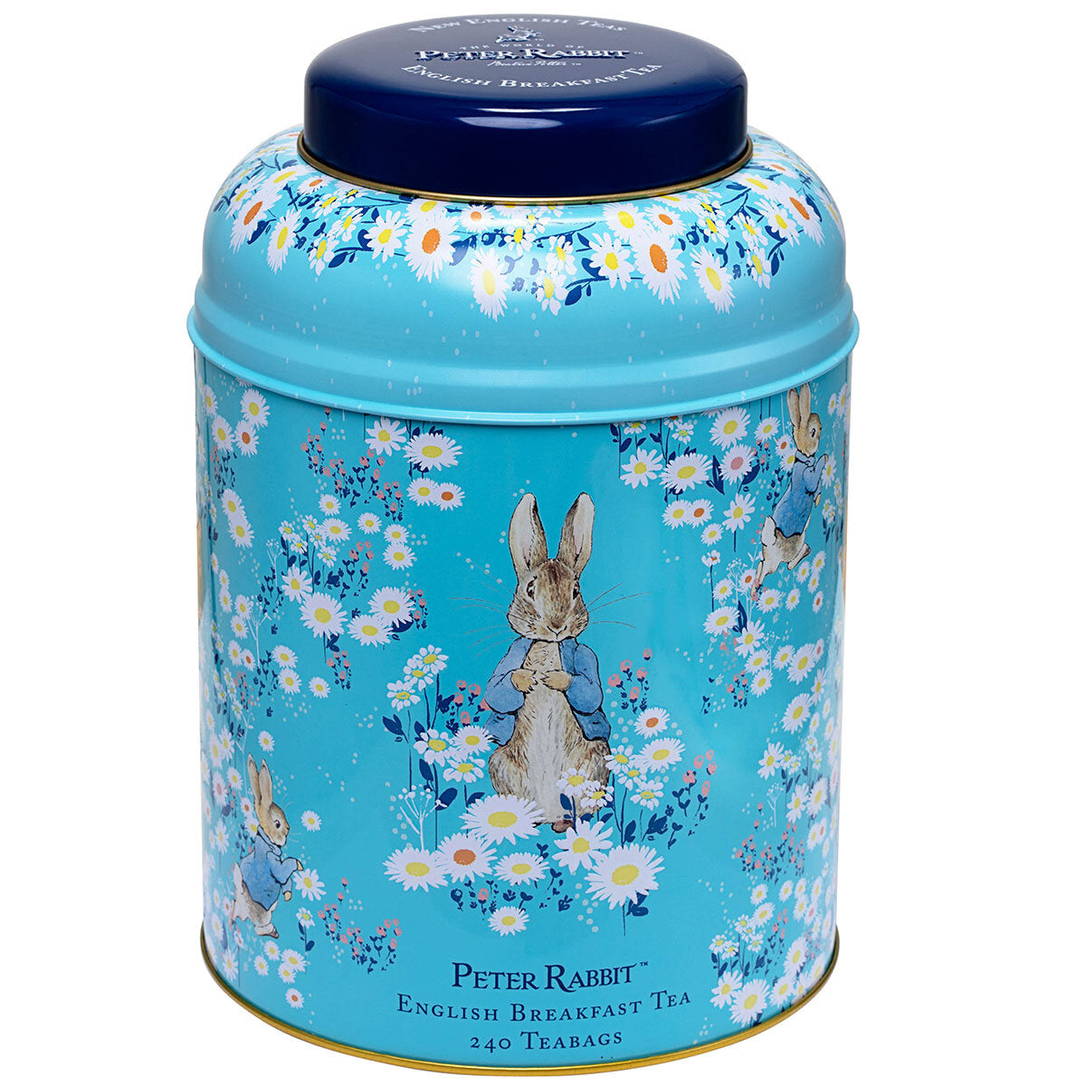 Buy now from NonynanaEssential  Peter Rabbit Tea Caddy, 240 Tea Bags New English Teas