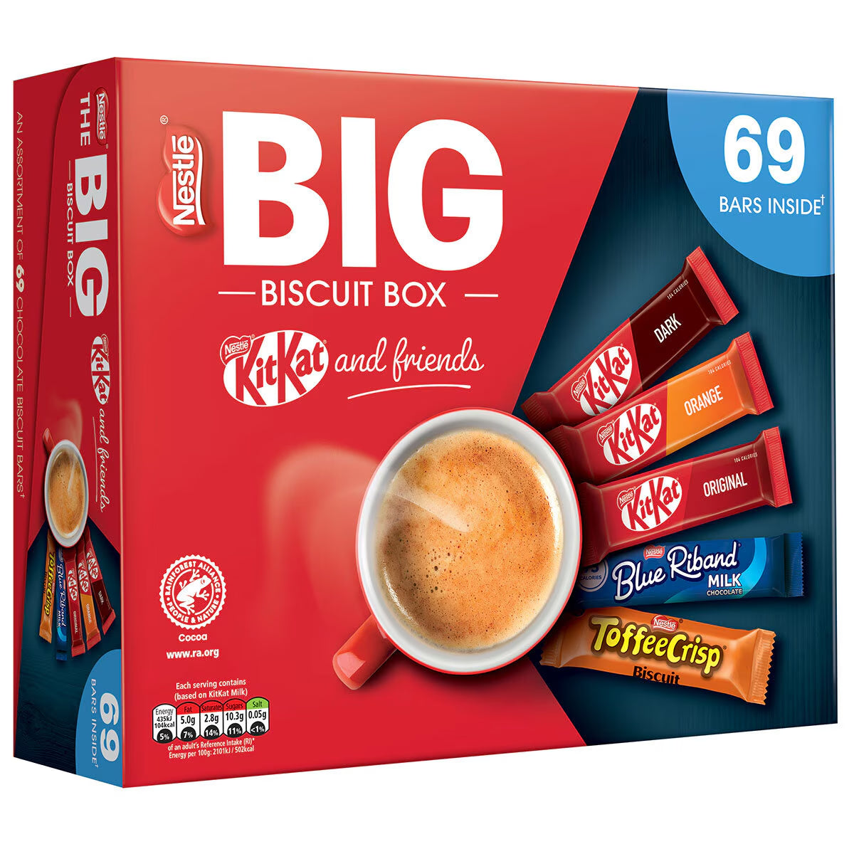 Nestle Big Biscuit Box Kitkat & Friends, 69 Bars - Nonynana