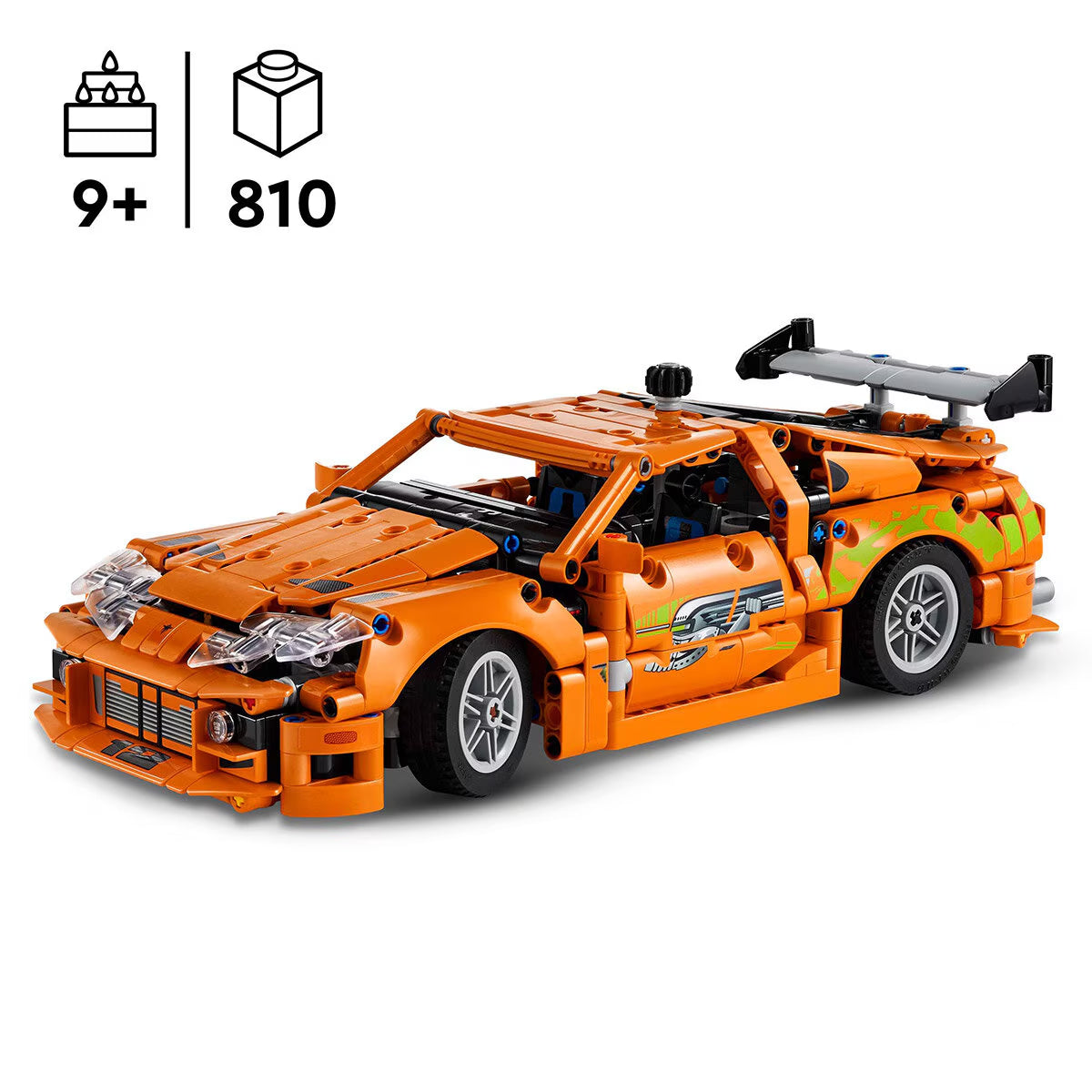 LEGO Technic Fast and Furious Toyota Supra MK4 - Model 42204 (9+ Years)