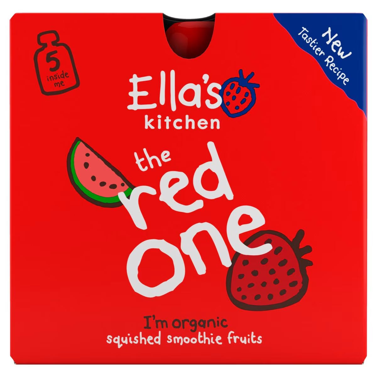 Ella'S Kitchen Organic Fruit Smoothie Pouches, 25 X 90G - Nonynana