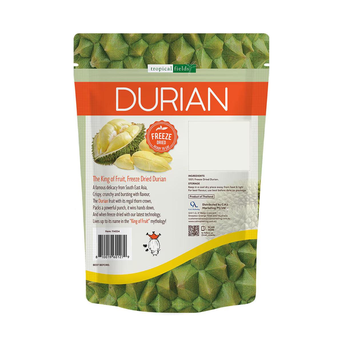 Buy now from NonynanaEssential  Tropical Fields Freeze Dried Durian, 130G Tropical Fields