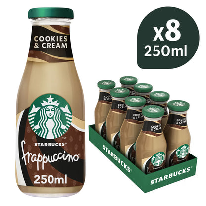 Starbucks Frappuccino Cookies and Cream, 8 X 250Ml - Nonynana