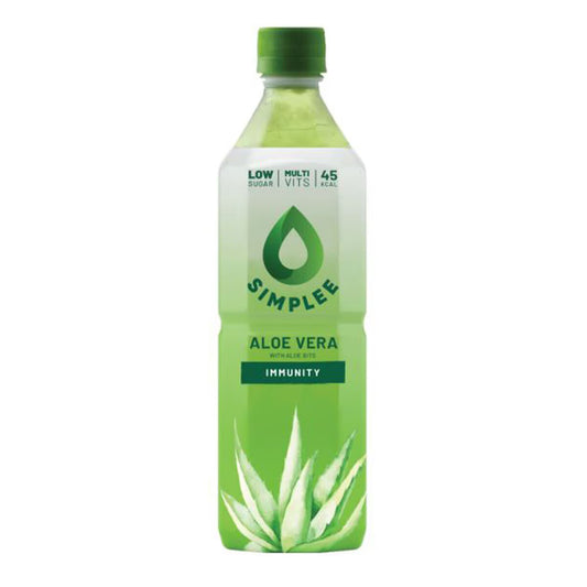 Simplee Aloe Vera Drink with Bits, 12 X 500Ml - Nonynana