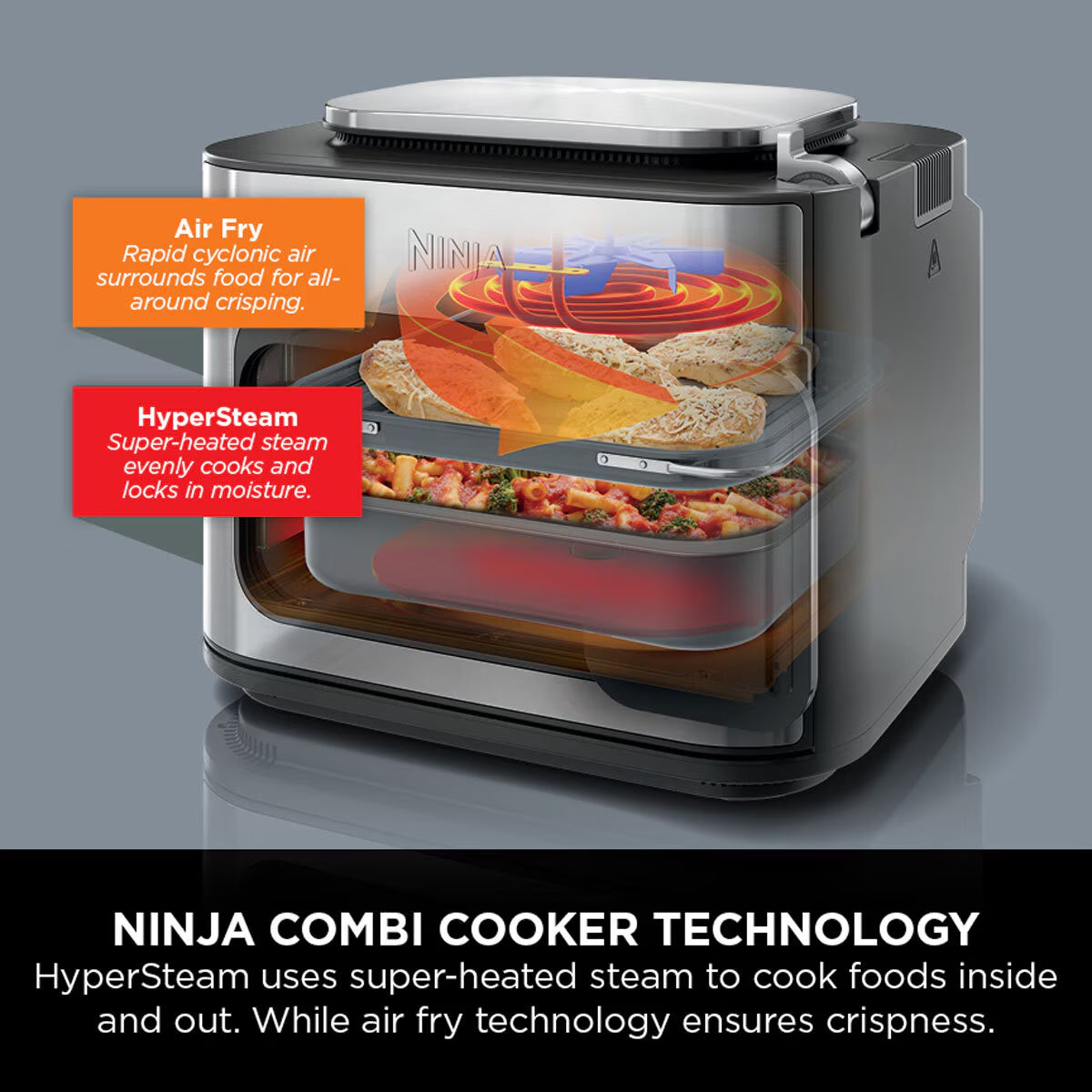 Buy now from NonynanaEssential  Ninja Combi 14-In-1 Multi-Cooker, Oven, Air Fryer, SFP701UK Ninja