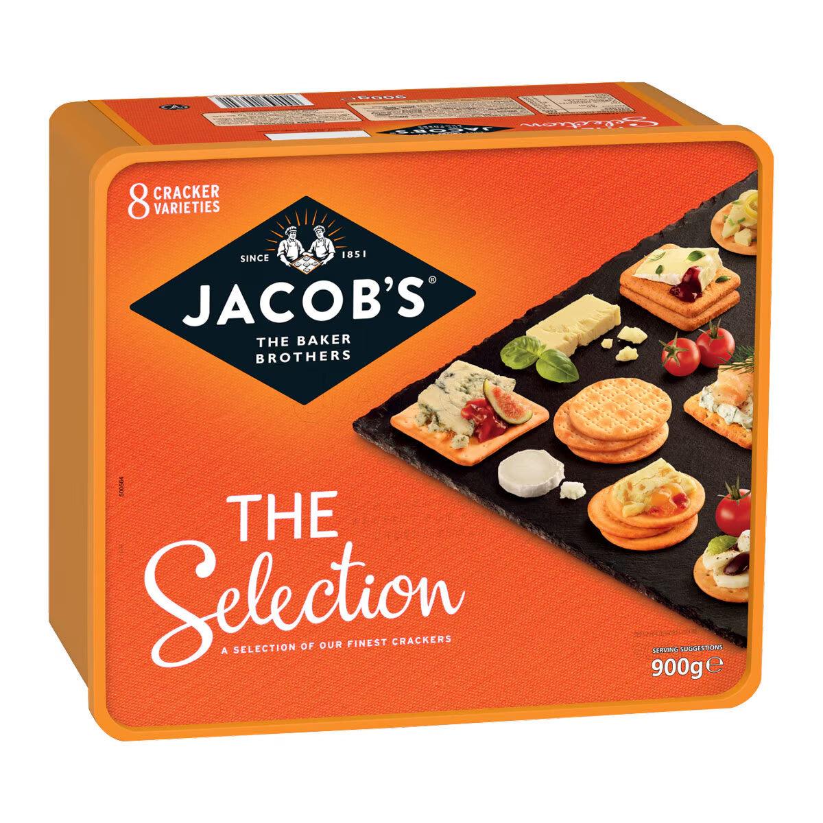 Buy now from NonynanaEssential  Jacob'S Biscuits for Cheese Selection, 900G Jacob's