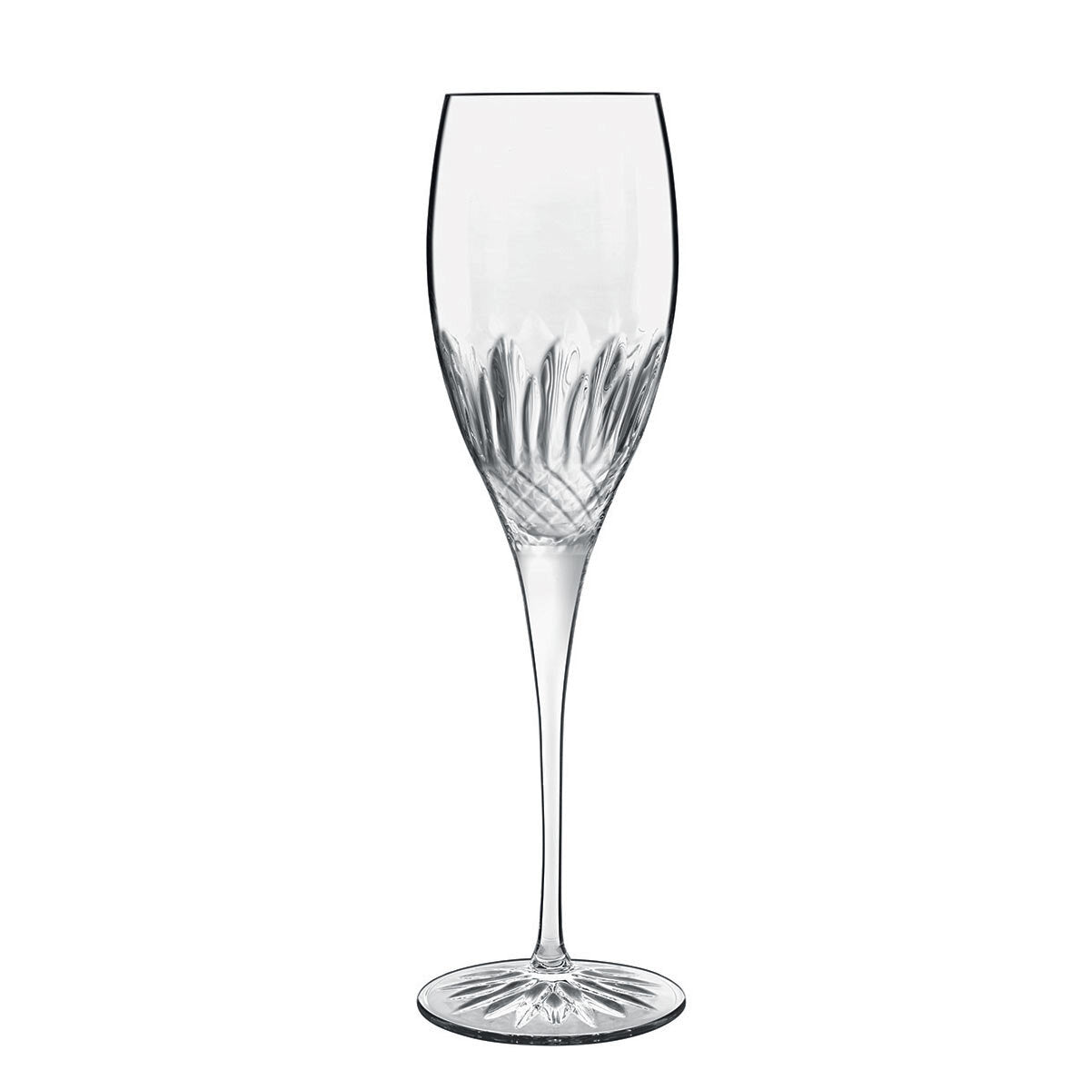 Buy now from NonynanaEssential  Luigi Bormioli Diamante Crystal Flute Glasses, 220Ml, 8 Pack Luigi Bormioli