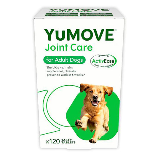 Yumove Joint Care for Adult Dogs, 2 X 120 Tabs - Nonynana