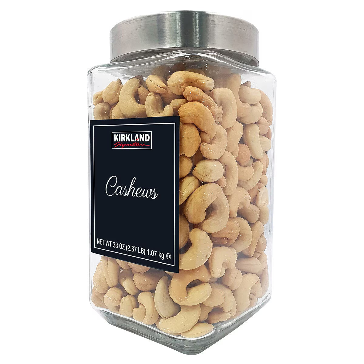 Kirkland Signature Salted Cashews Jar, 1.07Kg - Nonynana