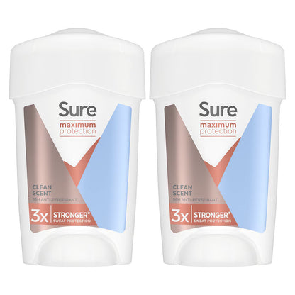 Sure Women Maximum Protection Anti-Perspirant, 2 X 45Ml - Nonynana