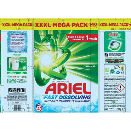 Ariel Actilift Powder, 140 Wash - Nonynana