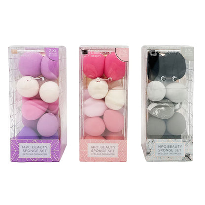 Thinkspace Beauty, Beauty Sponge Set, 14 Pieces - Nonynana